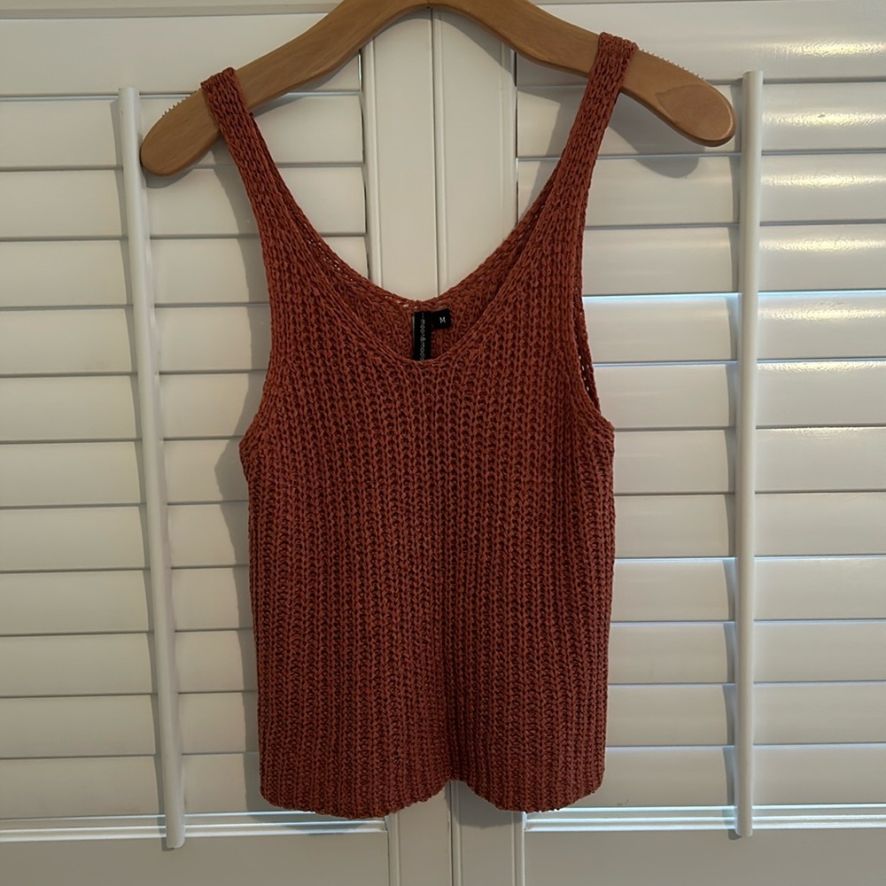 Knit tank top